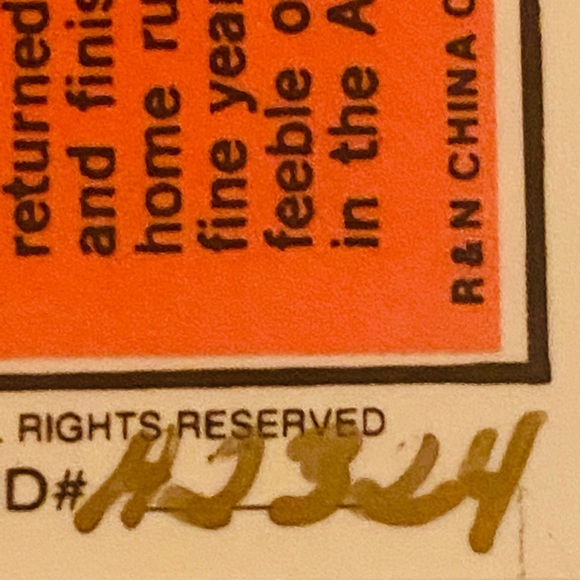 Collectible & Limited Edition Marked Babe Ruth “Slugger” 1991 Topps ⚾️ card - Picture 5 of 15